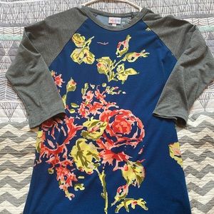 XS LuLaRoe Randy 3/4 sleeve top